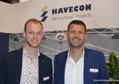 Pieter Ammerlaan with his new colleague Stephan Kruithof of Havecon Horticultural Projects                  